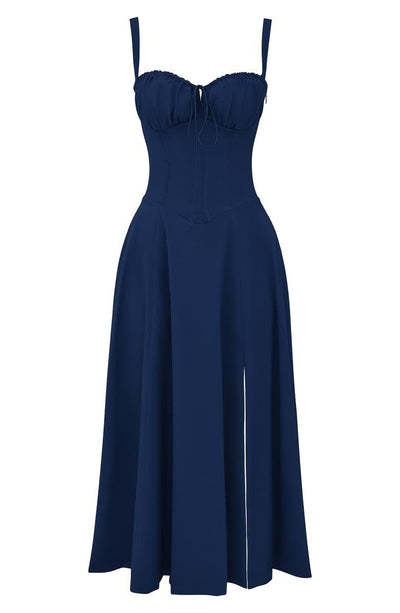 Ilona | Midi Kleid mit Taillierung