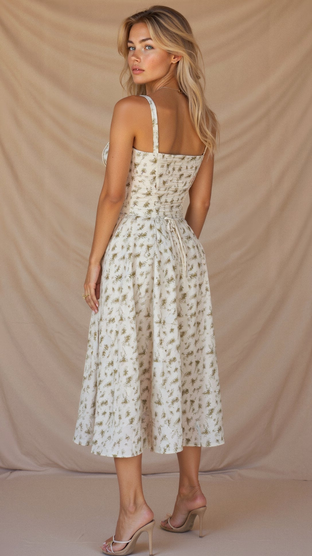 Ilona | Midi Kleid mit Taillierung