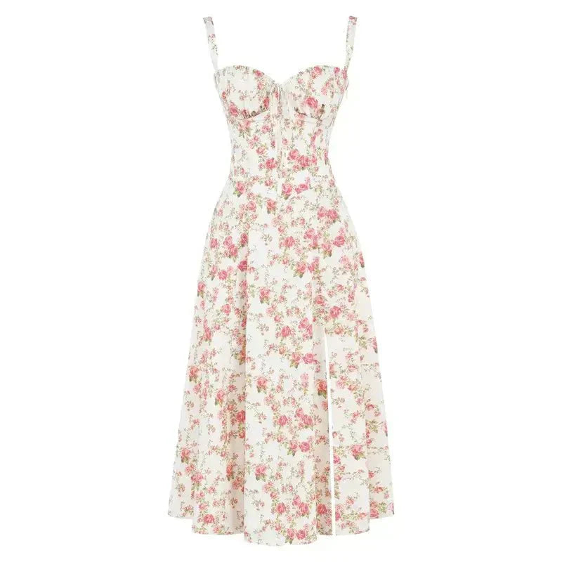 Ilona | Midi Kleid mit Taillierung