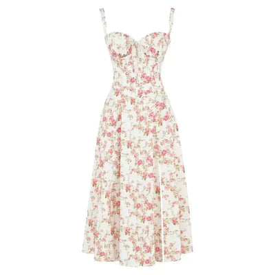 Ilona | Midi Kleid mit Taillierung