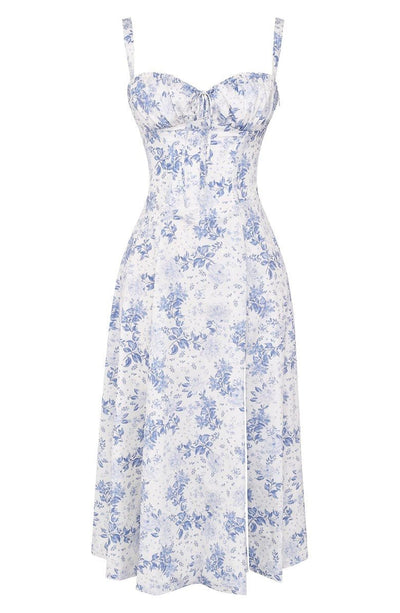 Ilona | Midi Kleid mit Taillierung