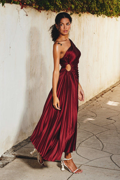 Sylviana | Midi-Plisseekleid