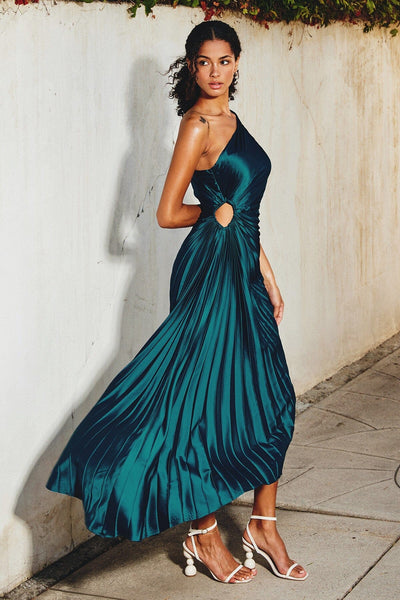 Sylviana | Midi-Plisseekleid