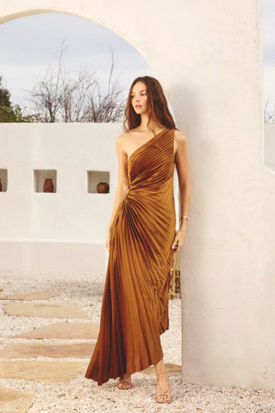 Sylviana | Midi-Plisseekleid