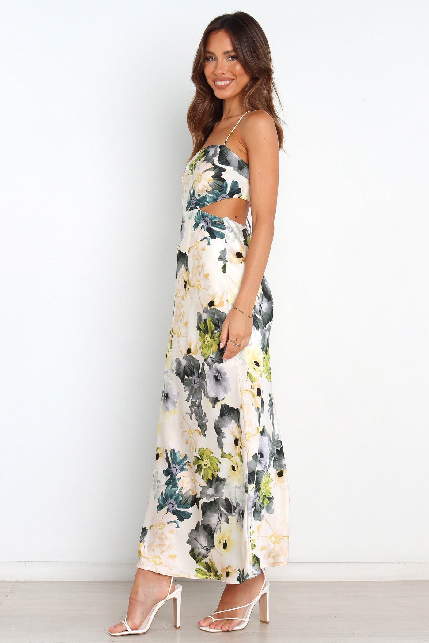 Jayne | Blumenmuster Maxikleid