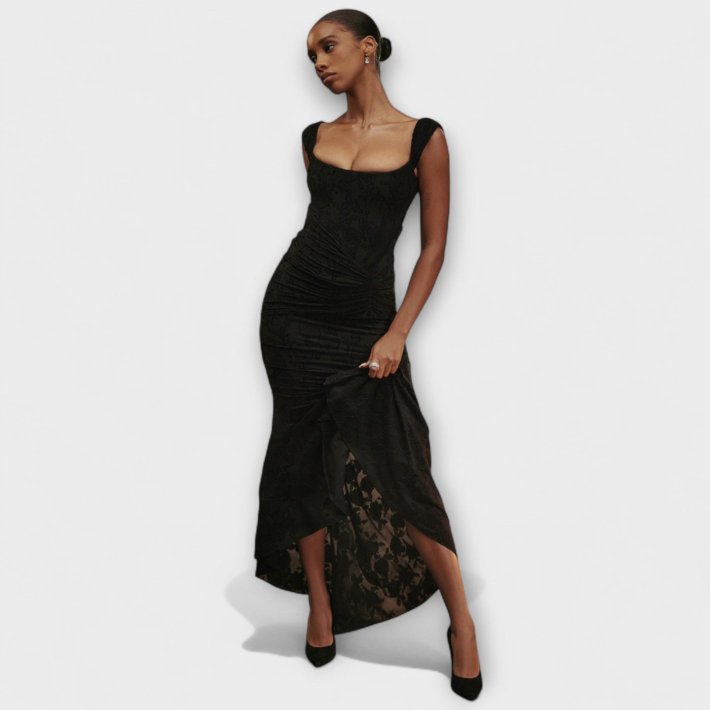 Renske | Elegantes und raffiniertes langes Kleid