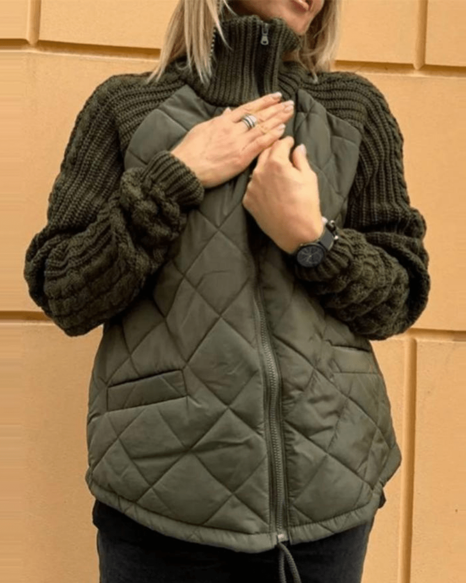 Victoria | Lässige Strickfleecejacke
