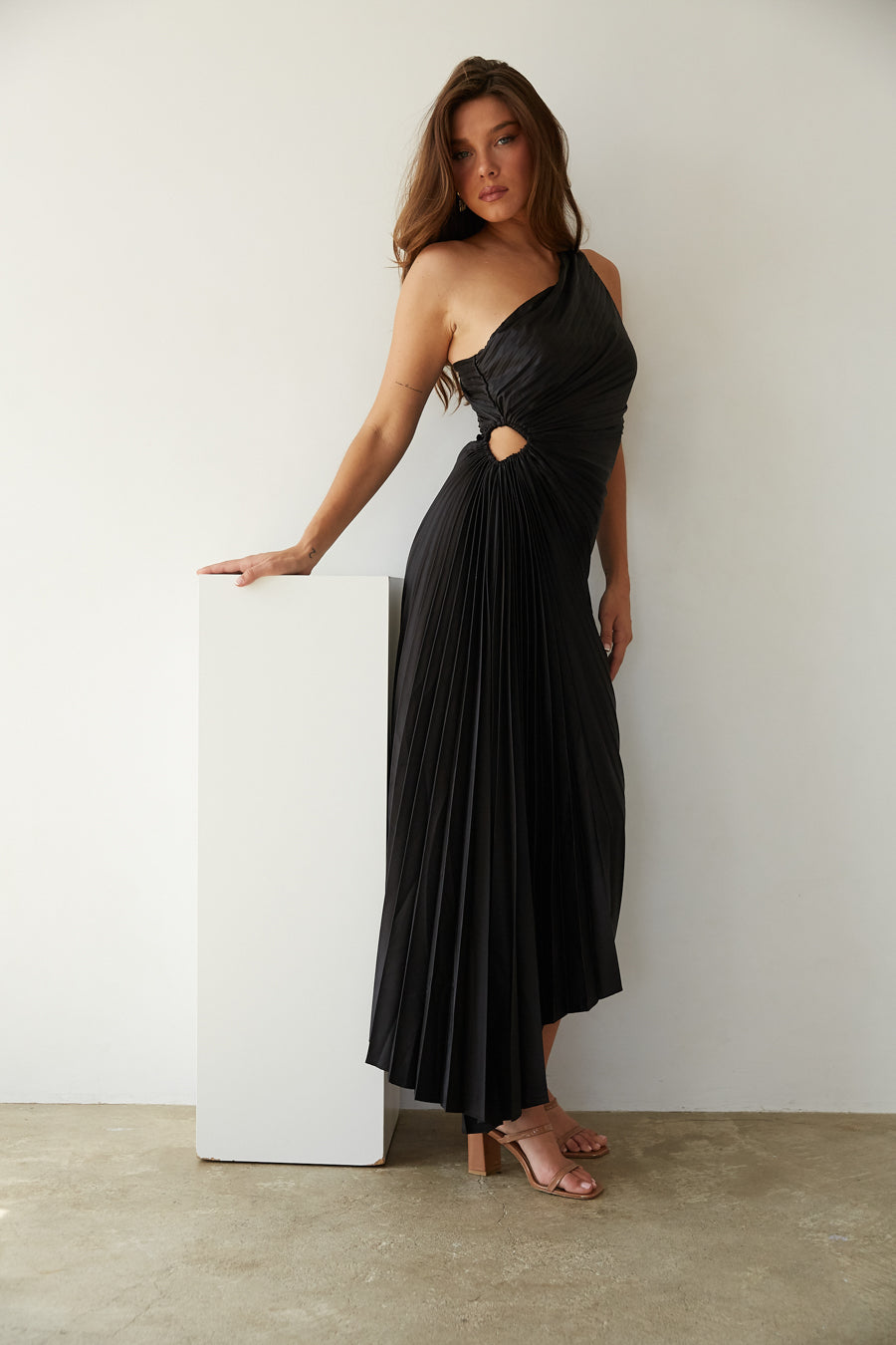 Sylviana | Midi-Plisseekleid