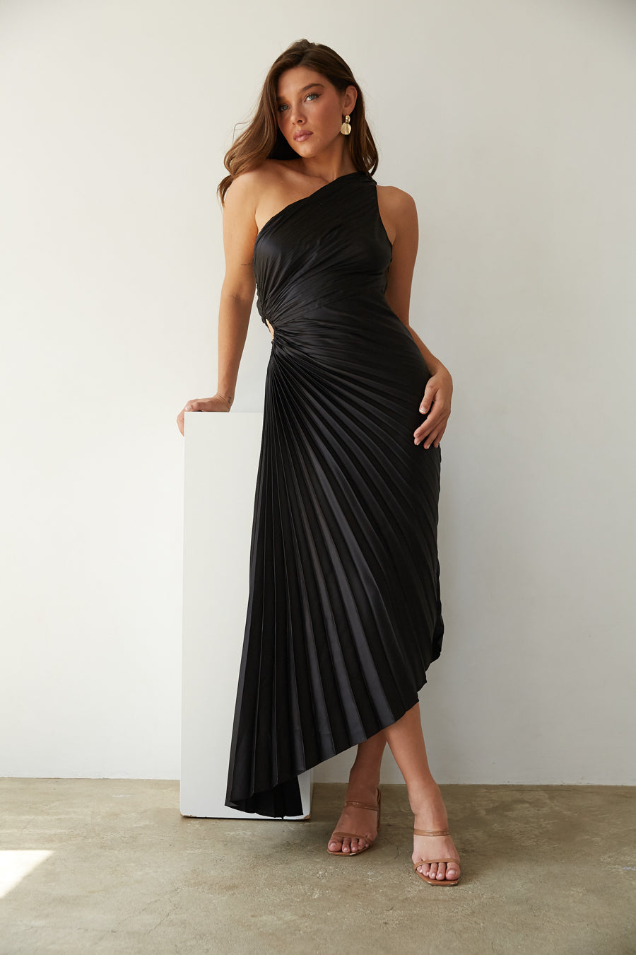 Sylviana | Midi-Plisseekleid