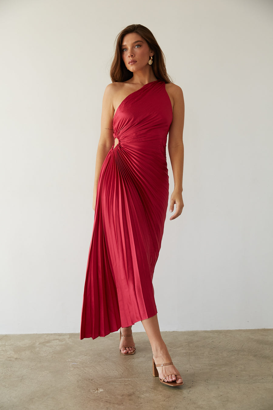 Sylviana | Midi-Plisseekleid