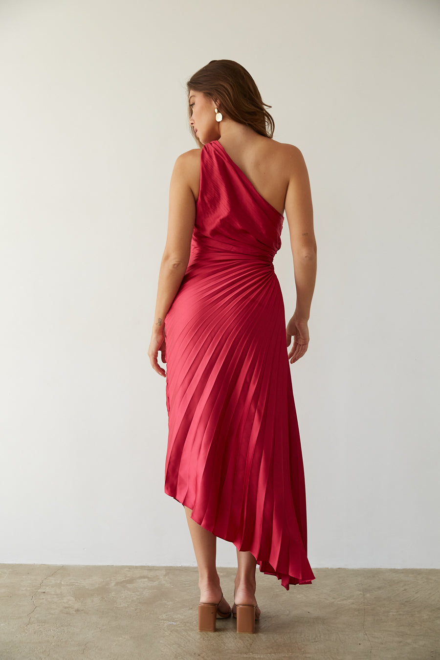 Sylviana | Midi-Plisseekleid